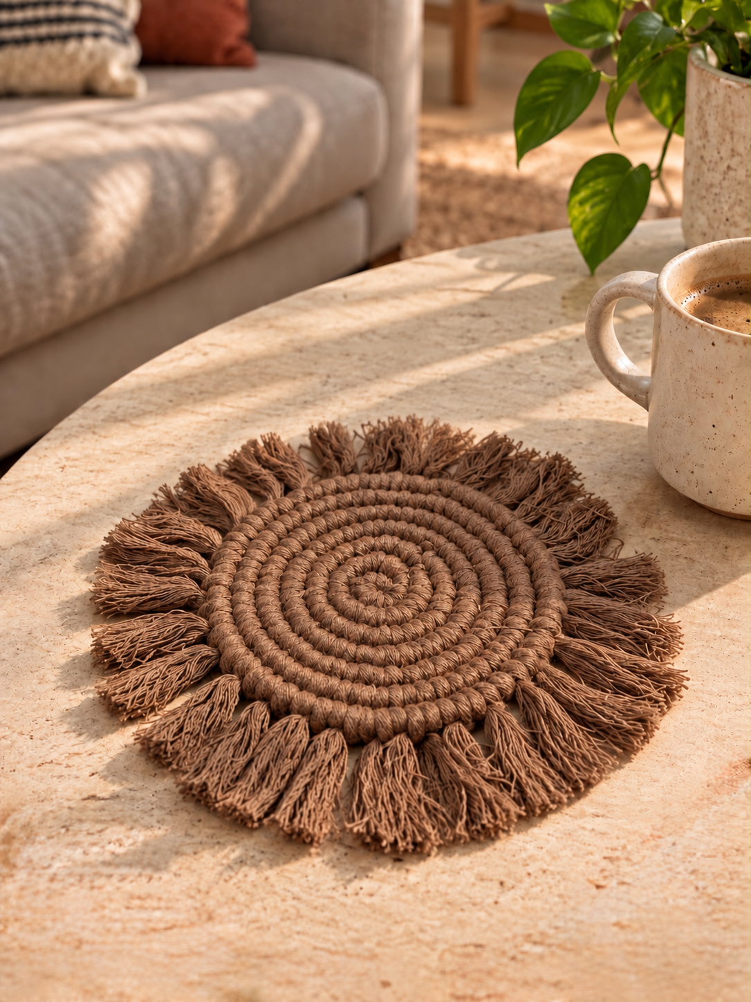 MOCHA SWIRL COASTER